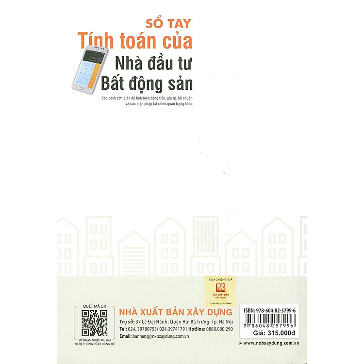 Sổ Tay Tính Toán Của Nhà Đầu Tư Bất Động Sản