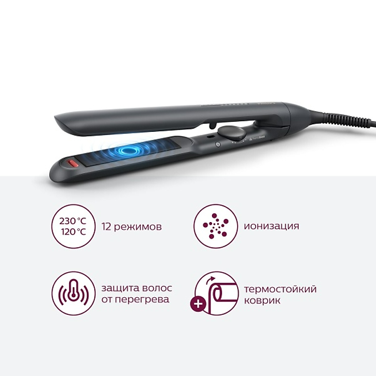 Máy ép tóc Philips BHS510/00 5000 series màu đen Hàng chính hãng