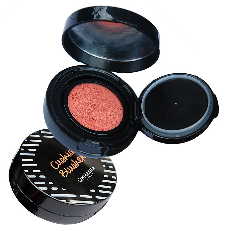 Phấn má hồng Cinderella Cushion Blusher 8g - Peach crush