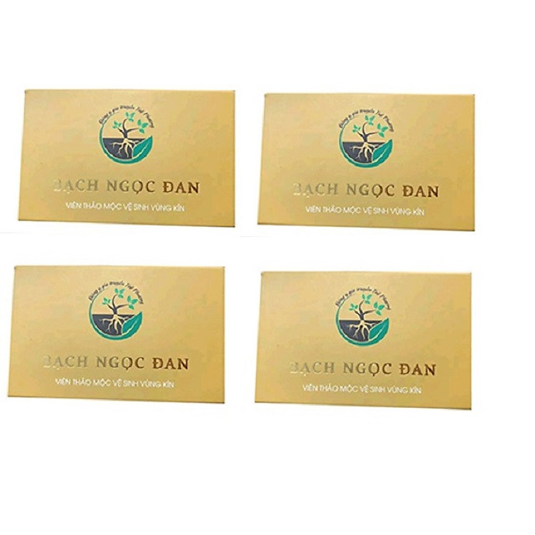 Bốn hộp Viên đặt phụ khoa đông y Bạch Ngọc Đan