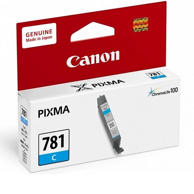Hộp mực Canon CLI -781 Cyan dùng cho máy in canon TS9170,TS707, TS9570 Hàng Chính hãng Lê Bảo Minh