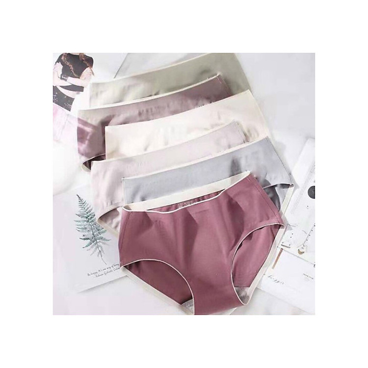 Combo 3 quần lót nữ y tế kháng khuẩn cotton cao cấp không đường may