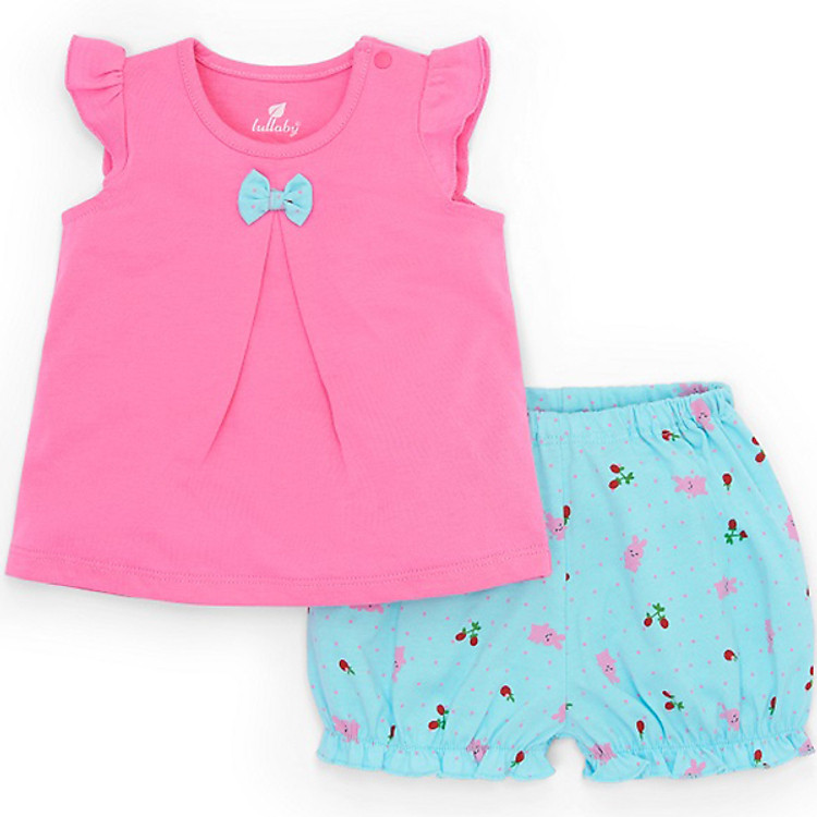 Bộ Bé Gái Chữ A Cánh Tiên Lullaby NH27-20