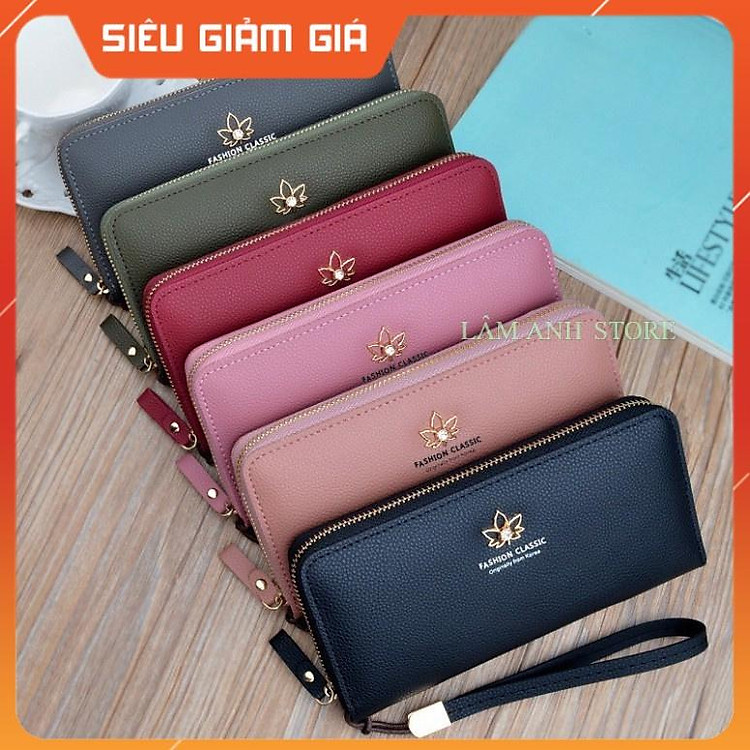 Ví Bóp Nữ Cầm Tay Dáng Dài Đựng Tiền Điện Thoại Thời Trang
