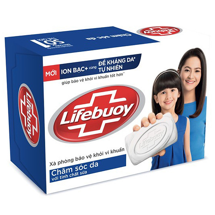Xà Bông Cục Lifebuoy 90g Chăm Sóc Da Giúp Dưỡng ẩm Và Bảo Vệ Khỏi 99.9% Vi Khuẩn Gây Bệnh