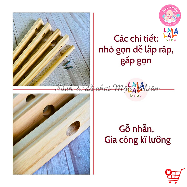 Kệ chữ A cho trẻ sơ sinh - Lalala Chính hãng Tiết kiệm - Hình ảnh 4