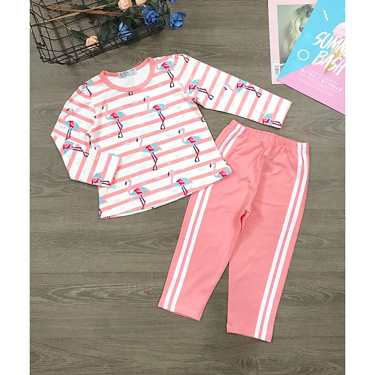 BỘ DÀI THỎ CUTE+HẠC-KATA KIDS FASHION