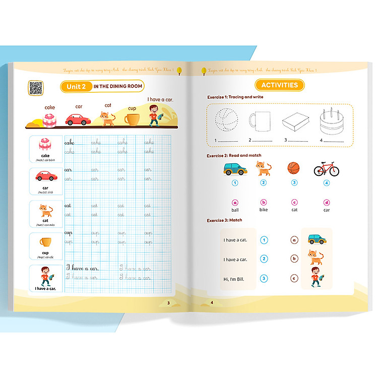 Luyện Viết Chữ Đẹp Từ Vựng Tiếng Anh - Theo Chương Trình Sách Giáo Khoa 1 - Ảnh 3