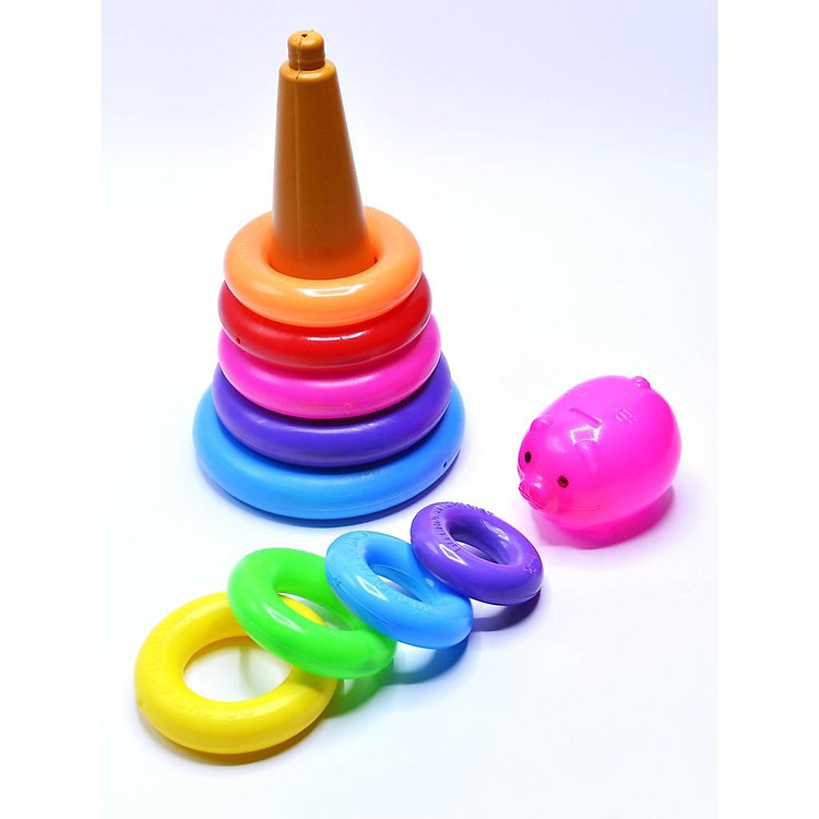 Đồ chơi xếp vòng tháp 15 chi tiết Chính hãng Giá rẻ - Hình ảnh 5