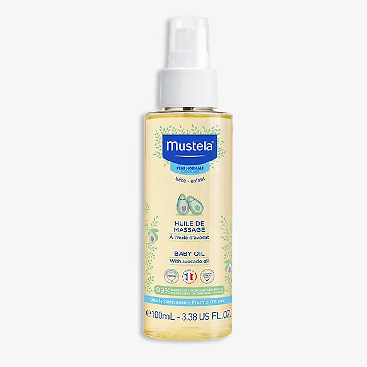 Dầu Massage Mustela Cho Trẻ Sơ Sinh Chính hãng Giá tốt - Hình ảnh 3