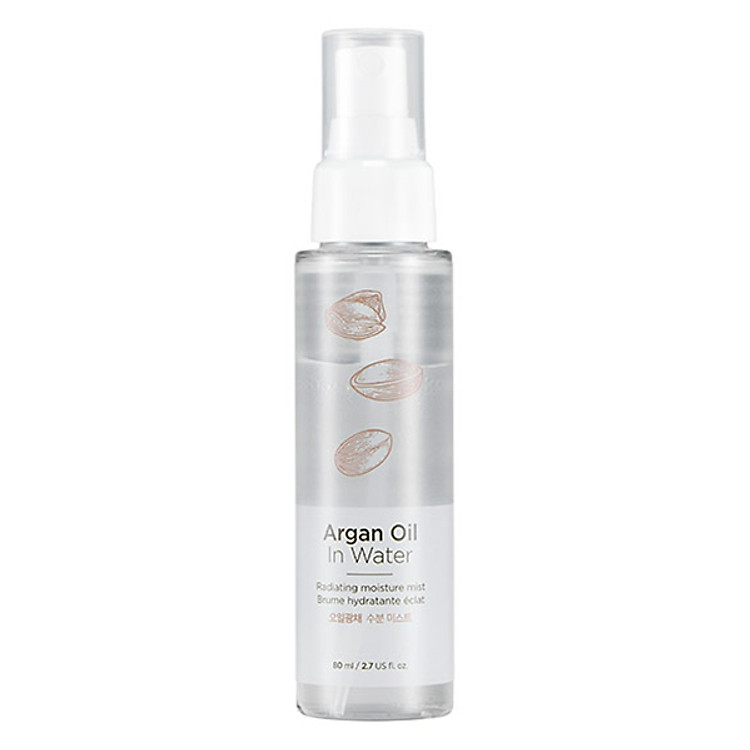 Xịt Khoáng The Face Shop Argan Oil In Water Radiating Moisture Mist 32400252 (80ml)