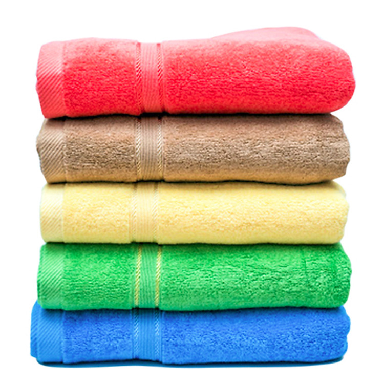 Khăn tắm sợi tre 1 mét (giao màu ngẫu nhiên)- Số lượng 01 cái