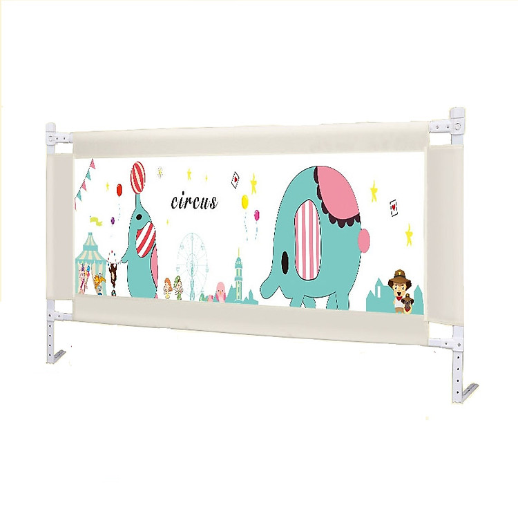 Bộ chắn ba mặt giường ngủ cho Bé, 02 thanh 2m và 01 thanh 1m8, tặng thìa báo nóng cao cấp cho Bé