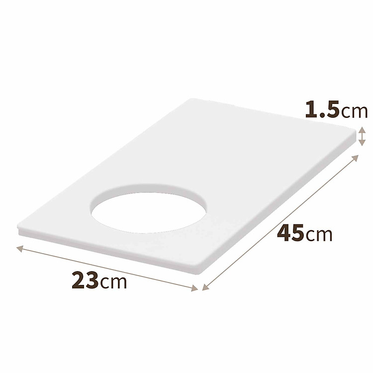 TENMA Thùng Rác WhiteRash 45L JAPAN QUALITY, Có Nắp Hoặc Không Nắp, Nhựa Polypropelyn, Chống Bám Bụi