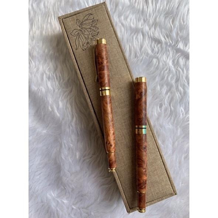 Bút gỗ Nu Huyết Long nắp đậy (PE997N) - Ảnh 7