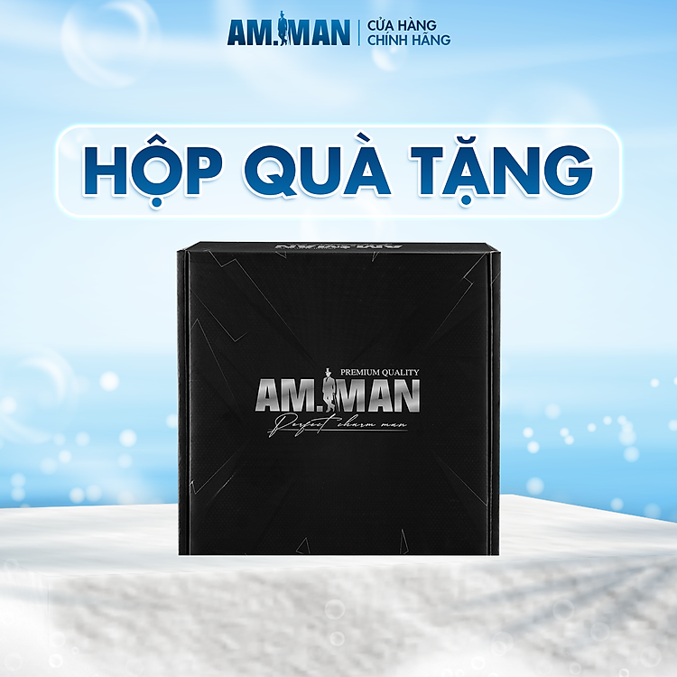 Hộp Quà Tặng AM-MAN Màu Đen Sang Trọng