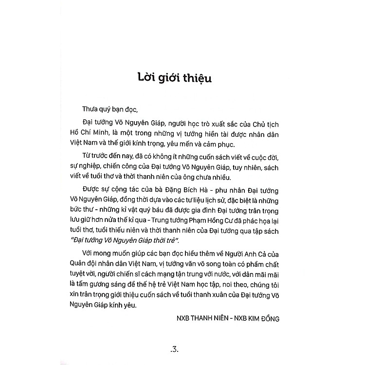 Đại Tướng Võ Nguyên Giáp Thời Trẻ (Tái Bản 2022) - Ảnh 3