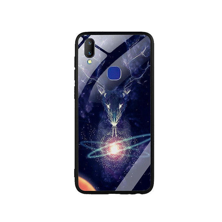 Ốp Lưng Kính Cường Lực cho điện thoại Vivo V11i - Deer 02