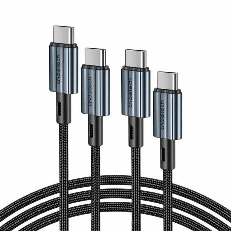 Cáp sạc Choetech XCC-101 sạc nhanh truyền dữ liệu Type C to Type C 60W Series - hàng chính hãng