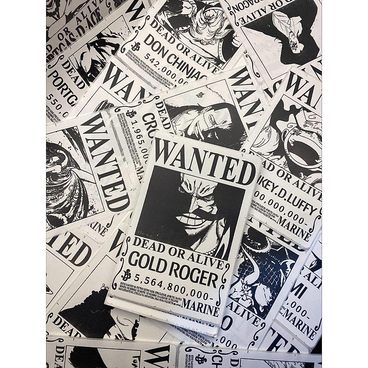 Poster Truy Nã One Piece KINGFIGURE (100 chiếc) - Ảnh 5