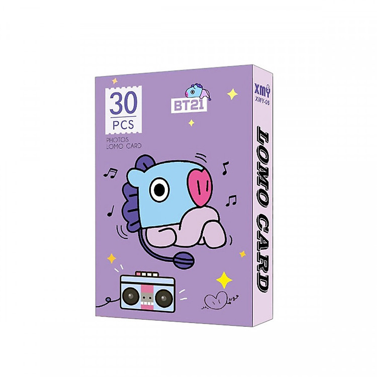 Sách Lomo bt21 ảnh bts card Mang