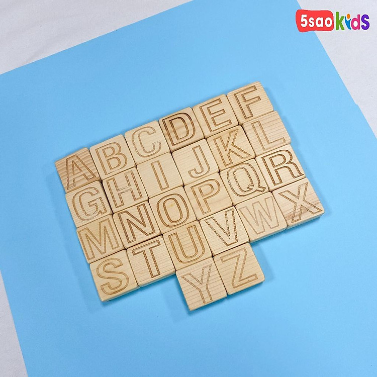 Bảng chữ cái và số gỗ Việt Nam Chính hãng Giá rẻ - Hình ảnh 2