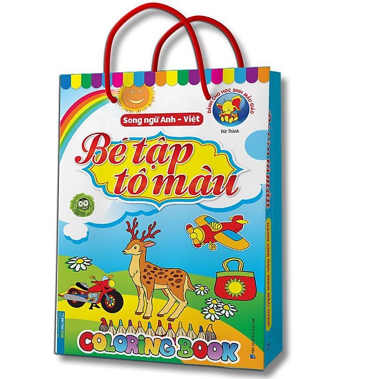 Túi Bé Tập Tô Màu – Song Ngữ Anh Việt