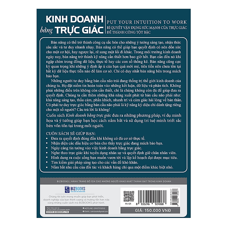 Kinh Doanh Bằng Trực Giác - Bí Quyết Vận Dụng Sức Mạnh Của Trực Giác Để Thành Công Tột Bậc - Ảnh 2