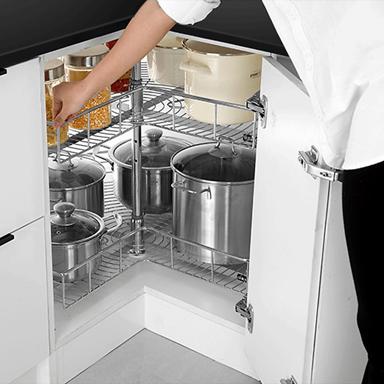 Mâm xoay kệ góc bếp 3/4