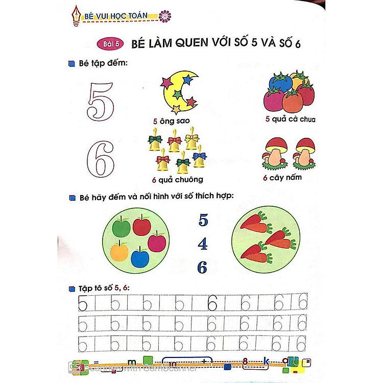 Bé Vào Lớp 1 - Bé Vui Học Toán (4 - 5T) - Ảnh 6