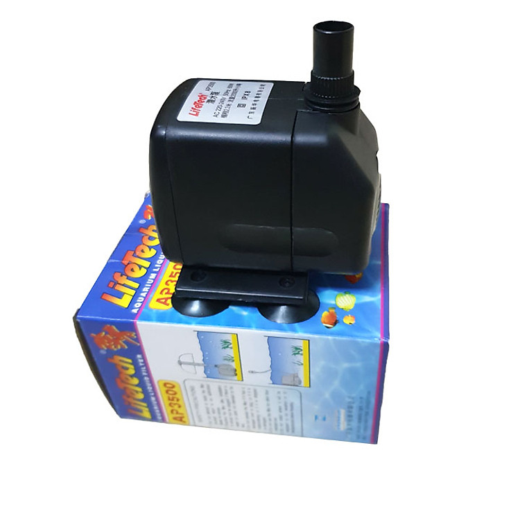 Máy bơm hòn non bộ - bơm bể cá cảnh - bơm bể cá lifetech 3500