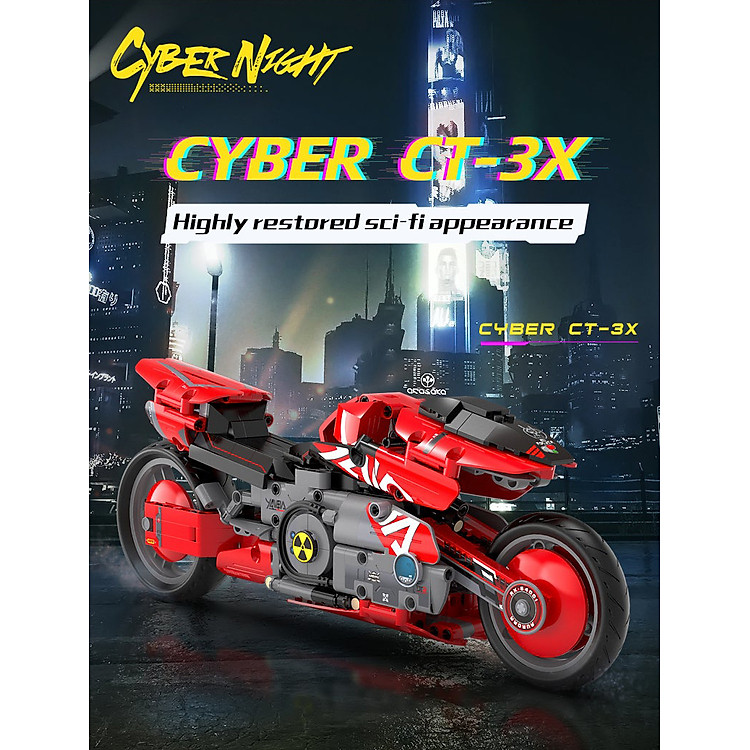 Mua Đồ Chơi Lắp Ráp Xe Mô Tô CADA C64001W Chính hãng Giá rẻ - Hình ảnh 3