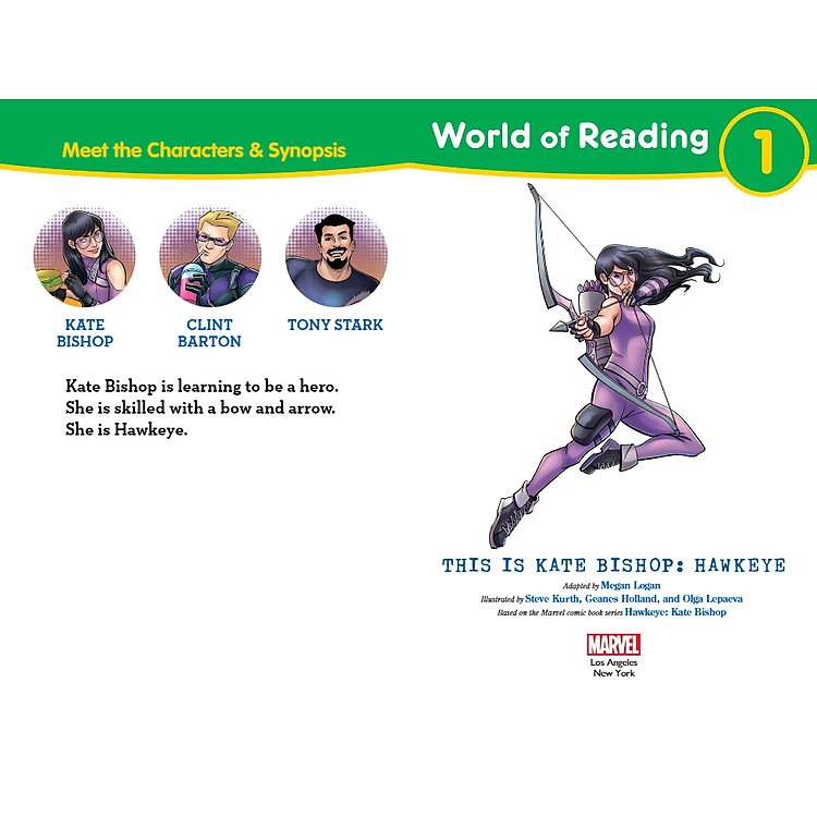 World Of Reading Level 1: This Is Kate Bishop: Hawkeye - Ảnh 2