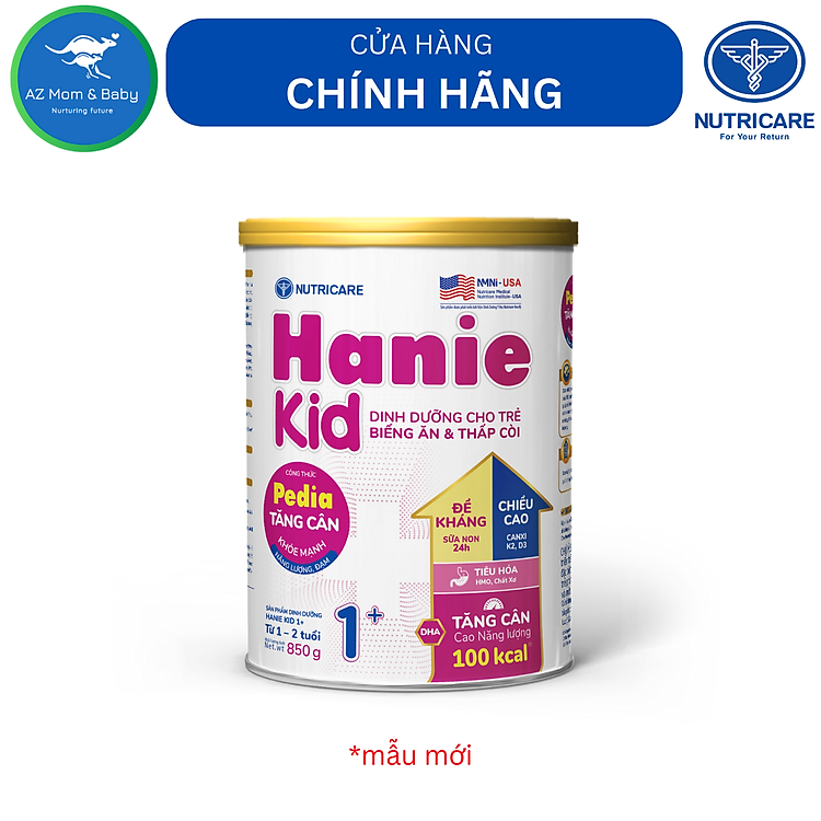 Tham Khảo tại ConCung: Sữa bột Nutricare Hanie Kid 1+ 900g Hàng chuẩn , nhận ngay nhiều Ưu đãi