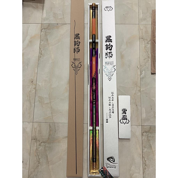 Cần Câu Cá Jiwei 10h Chuyên Săn Hàng Khủng ( KÌNH NGƯ ĐẠI CHIẾN) kèm 1 ngọn phụ ,kèm hộp Đồ Câu Văn Chương