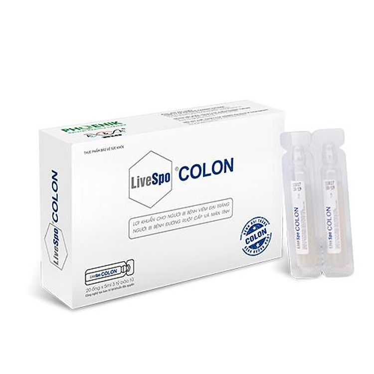 Combo 3 Hộp LiveSpo COLON - Bào Tử Lợi Khuẩn Cho Viêm Đại Tràng (20 ống x 5ml)