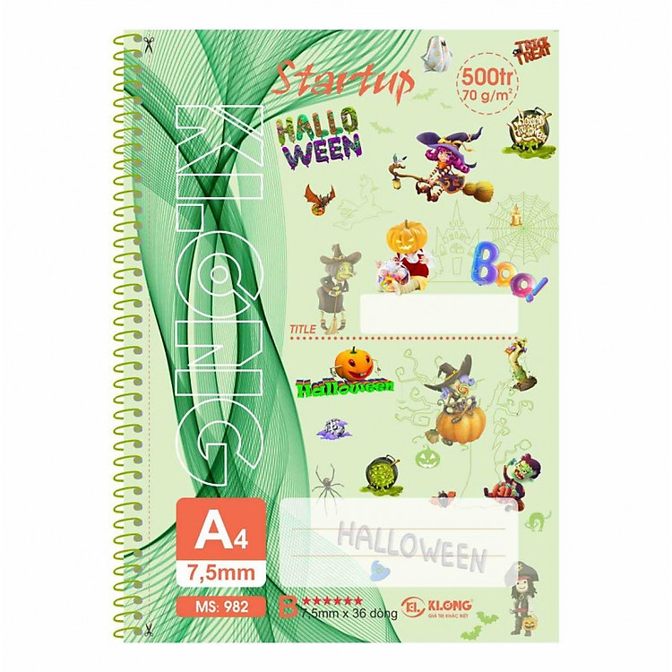 Sổ Lò Xo KLONG A4 (500 trang) - Ảnh 3