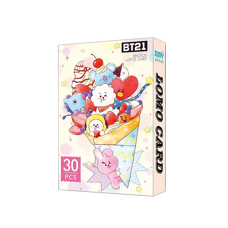 Bộ Lomo card BT21 BTS mới nhất