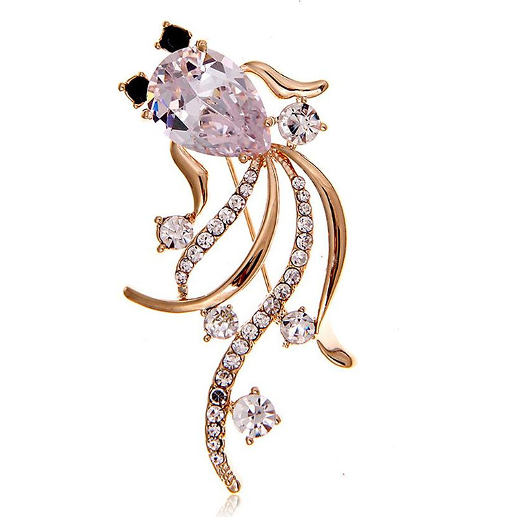 Cài áo Cá vàng ba đuôi