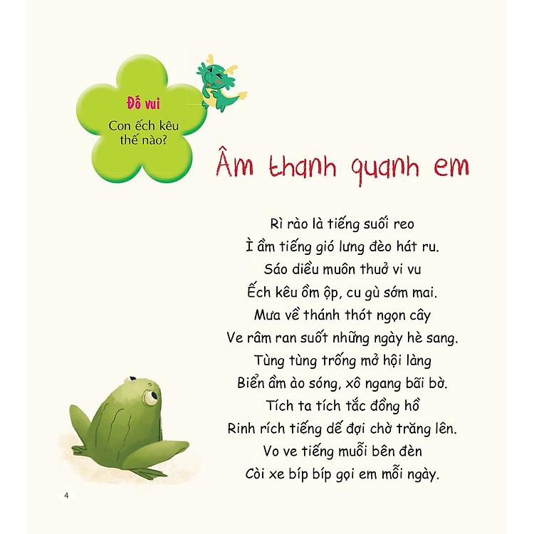 Thơ Hay Cho Bé Học Nói - Lời Âm Thanh Kể - Ảnh 4