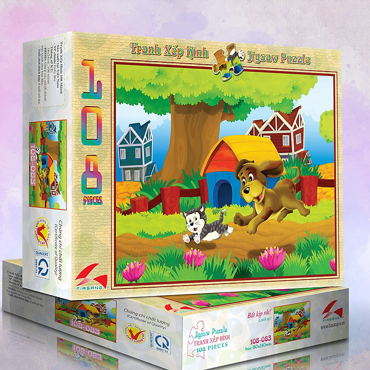 Mua Tranh xếp hình Tia Sáng 108 mảnh Chính hãng Ưu đãi
