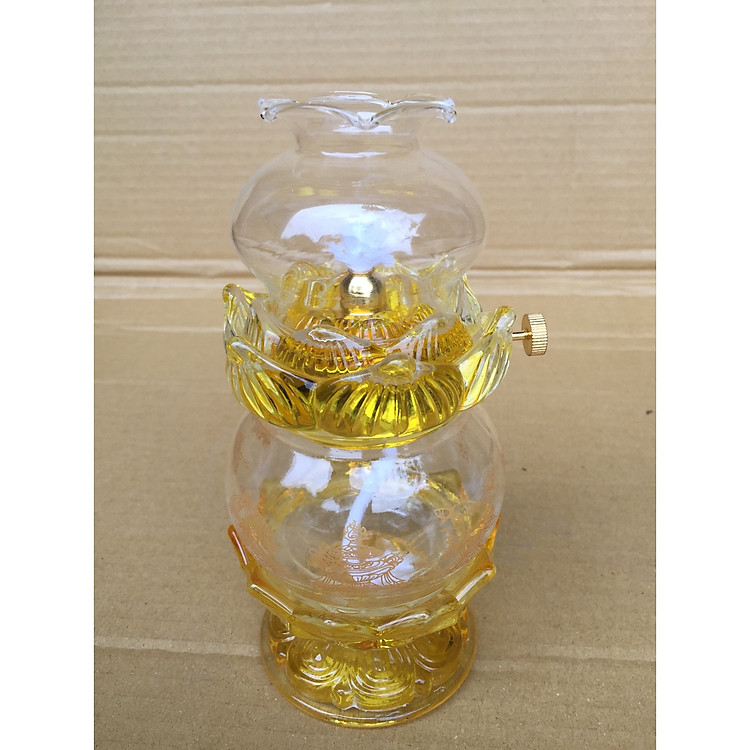 Đèn thờ đốt dầu mẫu cát tường may mắn