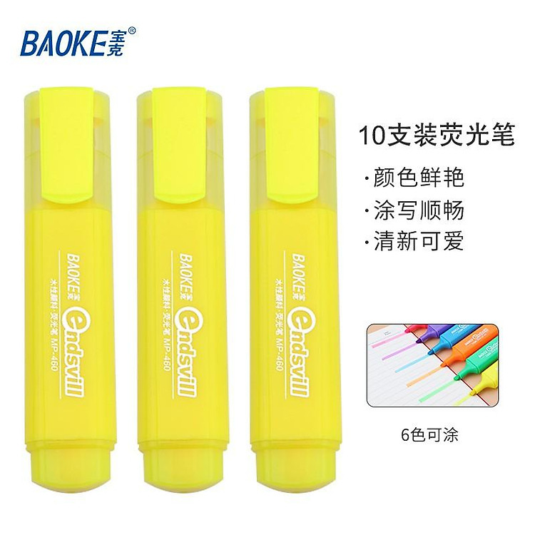 Bút highlight Dạ Quang Kẻ Hủy Diệt (6 màu)