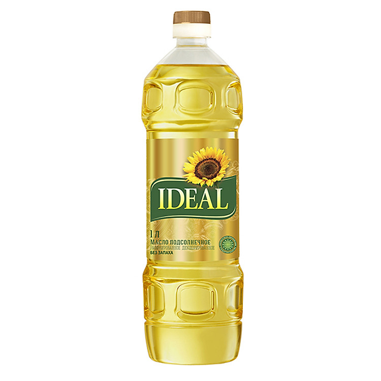 Thùng 15 Chai Dầu Ăn Hướng Dương IDEAL (15 Chai x 1L)
