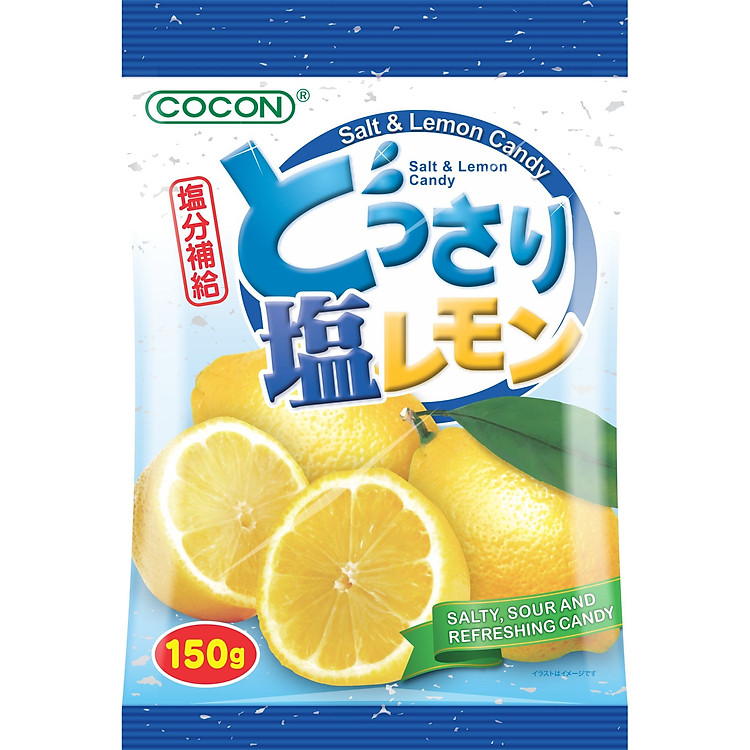 KẸO CHANH MUỐI TRUYỀN THỐNG - COCON SALT AND LEMON CANDY (Gói 150gr)