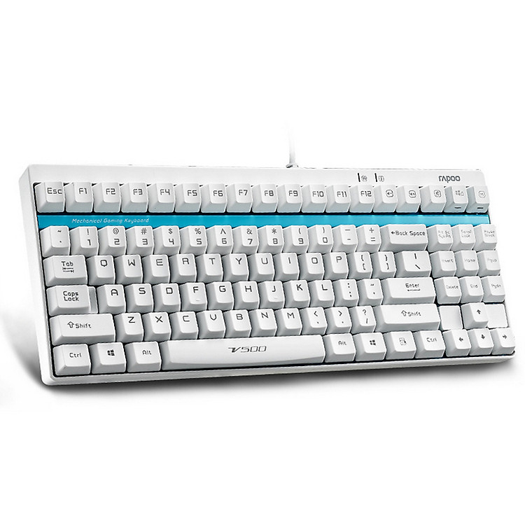 Bàn phím cơ Rapoo V500S màu trắng Hàng chính hãng