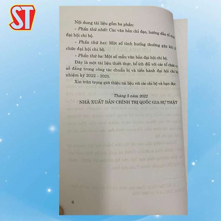 Tài Liệu Hướng Dẫn Đại Hội Chi Bộ Nhiệm Kỳ 2022 - 2025 - Ảnh 5