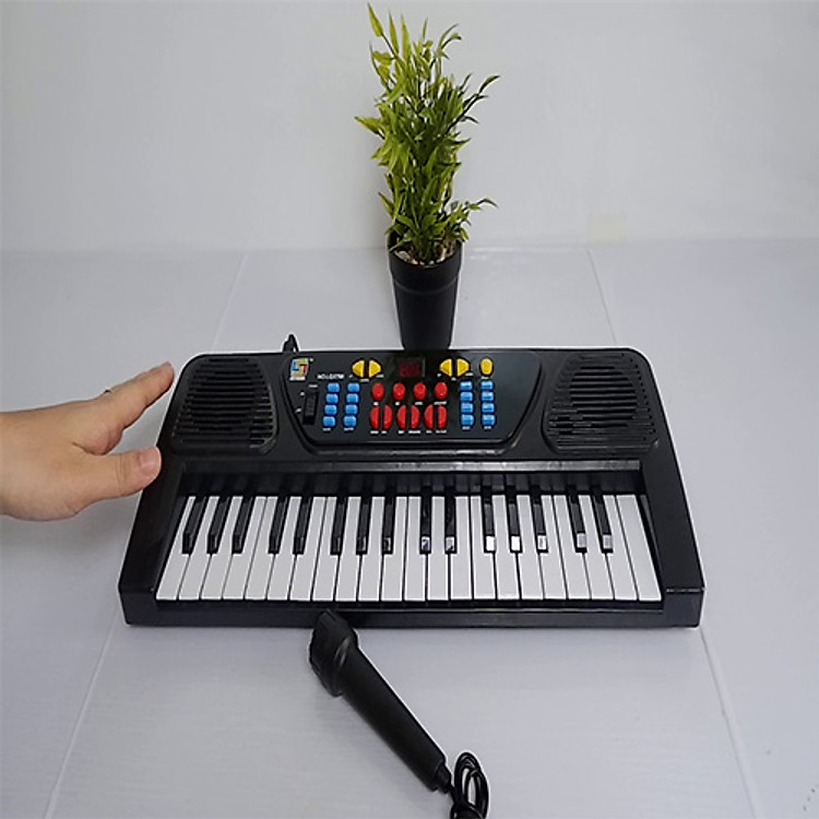 Đàn Piano Điện Tử Kèm Mic Cho Bé - Tặng Kèm Phao Tay Bơi Cho Bé