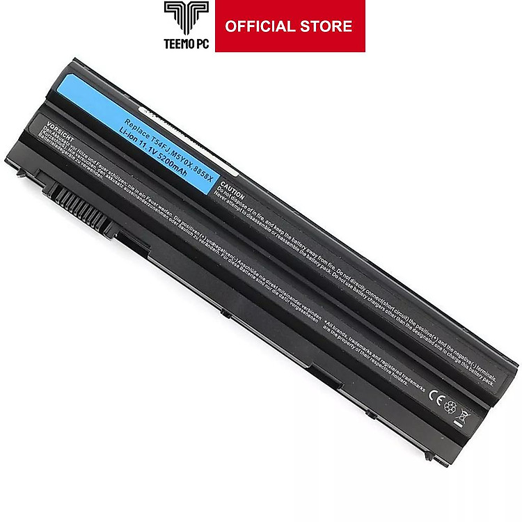 Pin Tương Thích Cho Laptop Dell Latitude E5420 E5430 E6420 E6430 E5520 60Wh T54Fj Tốt - Hàng Nhập Khẩu New Seal TEEMO PC TEBAT1136