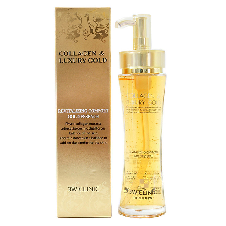 Tinh Chất Tái Tạo Dưỡng Trắng Da 3w Clinic Collagen Luxury Gold 150ml